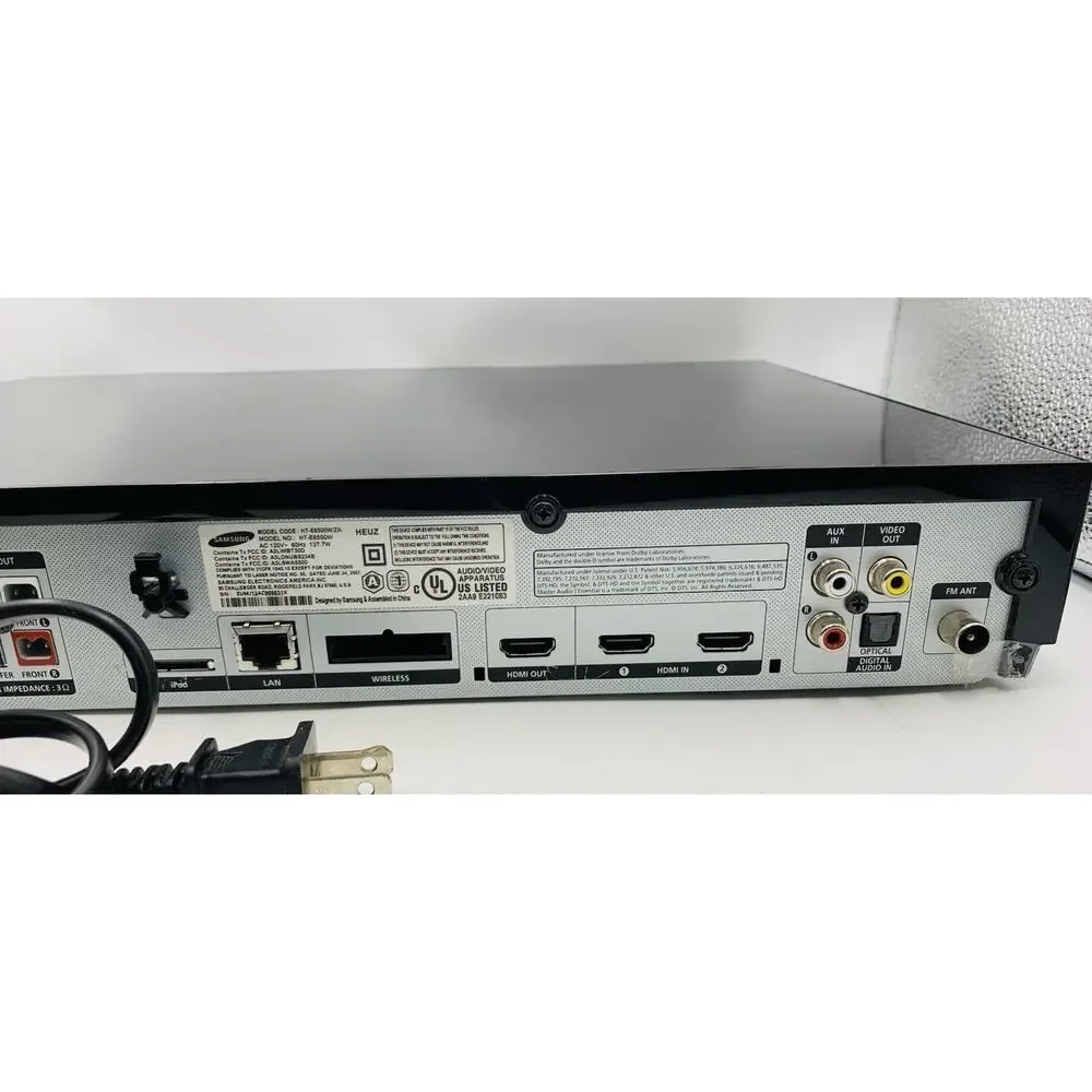 Samsung Blu-ray 3D DVD Vacuum Tube Player Model HT-E6500 Tested